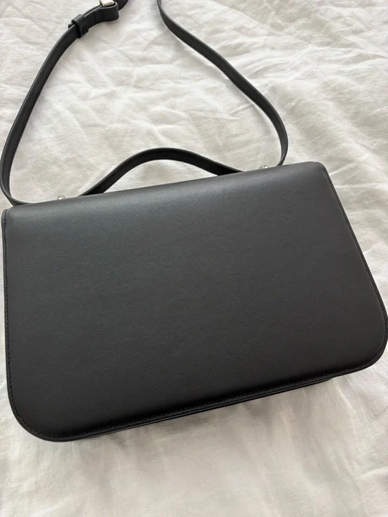 Neous Phoenix Adjustable Crossbody Handbag Black and Silver - Picture 5 of 10